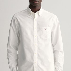 White Oxford Regular Fit Shirt