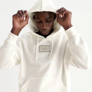 Boxy Fit Plain Sweatshirt Enoch- Off white