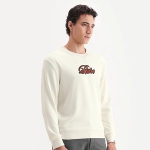 Regular Fit Embroidered Swaetshirt