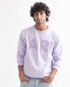 Regular Fit Smart Embroidered Sweatshirt