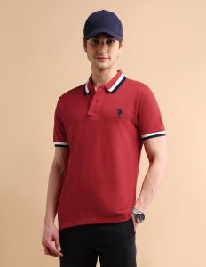 Pure Cotton Heritage Tipped Polo T-Shirt