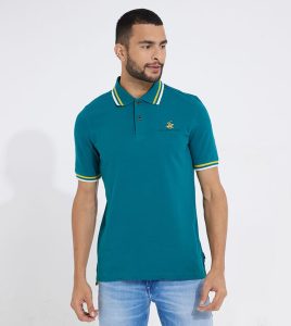 Solid Short Sleeve Polo T-Shirt